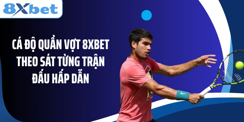 Cá độ quần vợt 8XBET theo sát từng trận đấu hấp dẫn