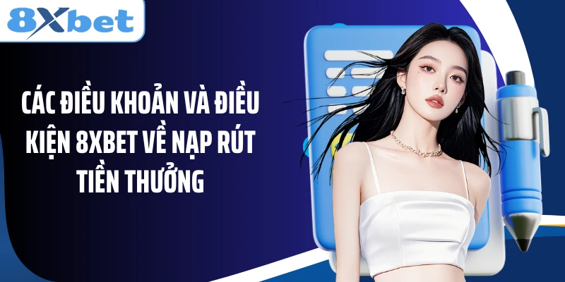 Các điều khoản và điều kiện 8XBET về nạp rút tiền thưởng